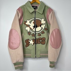 Visuals By Jada Varsity Bomber Jacket Youth Gone Mad Streetwear Avntspace Large